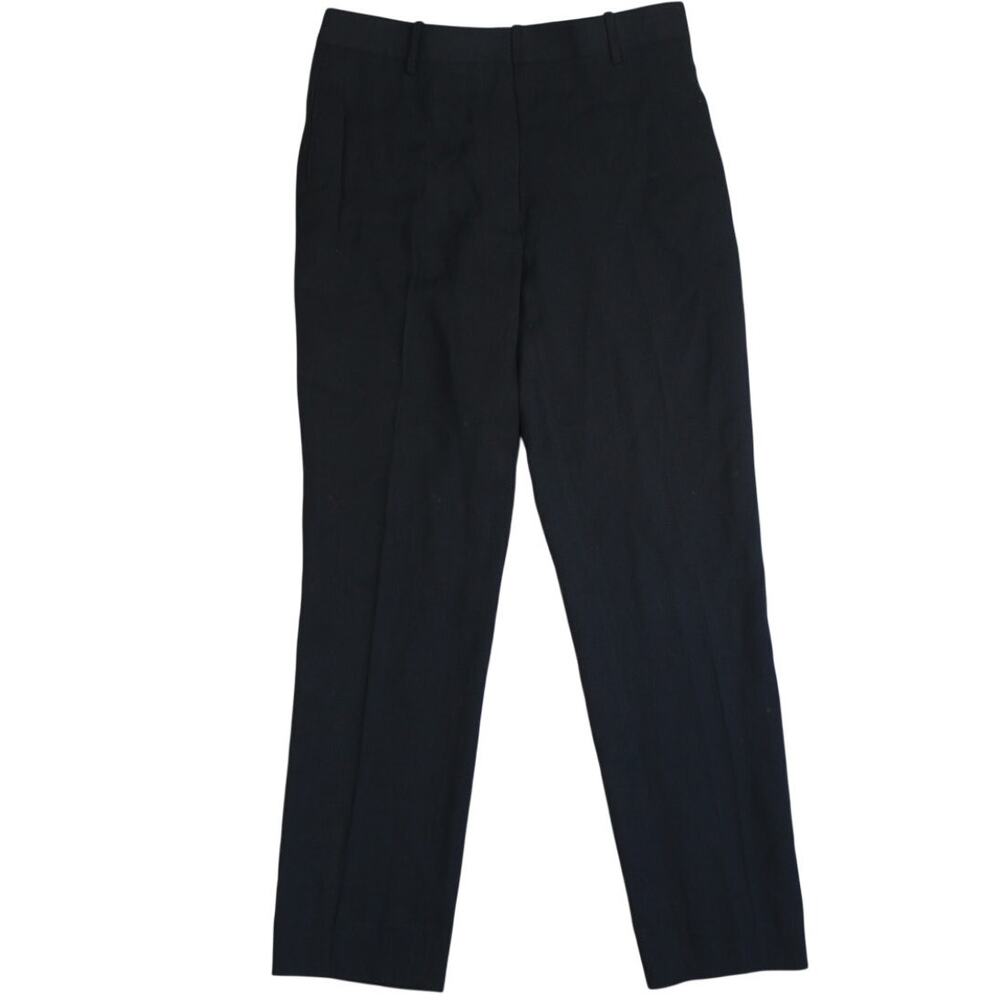 Celine Trousers Womens Size 40 Black Phoebe Philo Straight Leg Tailored Luxury